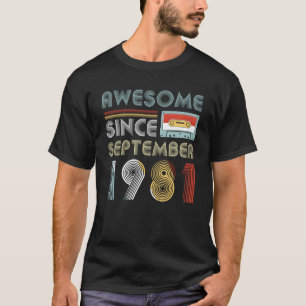 T-shirt Depuis septembre 1981 cru impressionnant