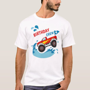 T-shirt d'équipage d'anniversaire de réception a