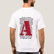 T-shirt d'équipe van long texte