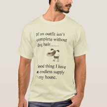 T-shirt d'équipement de cheveux de chien