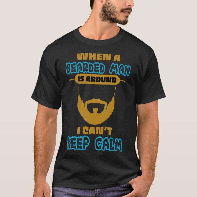 T-shirt Der Bart und Ich Respectez la Moustache Pas de Hip (Devant)
