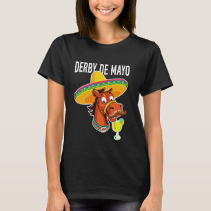 T-shirt Derby de Mayo Funny Horse chapeau sombrero sur Der