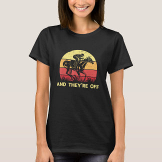 T-shirt Derby Horse Racing Et Eux Off