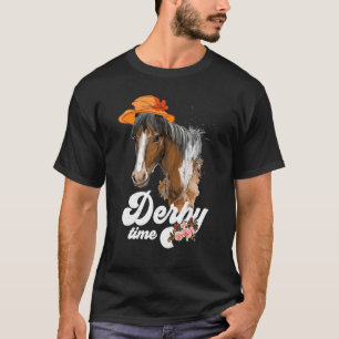 T-shirt Derby Time 2022 Horse Racing Derby Dress Horses Ha