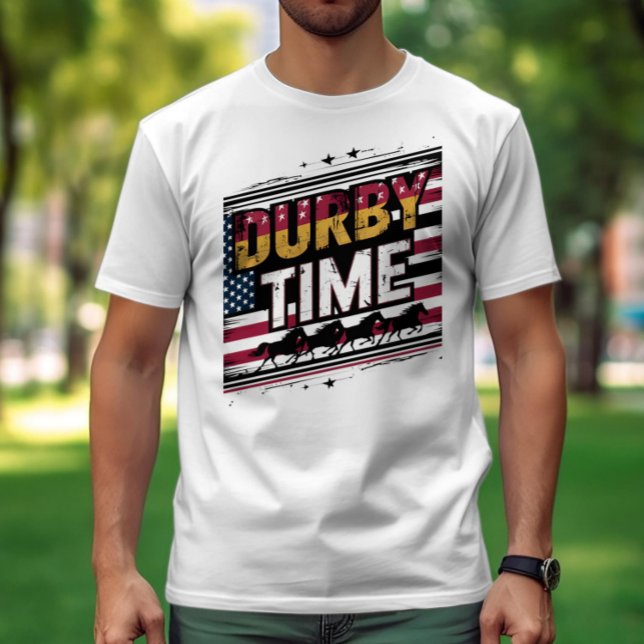 T-shirt Derby Time : Drapeau américain (Créateur téléchargé)