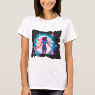 T-shirt "Dérive cosmique - Un rêve entre mondes"
