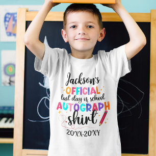 T-shirt Dernier Jour D'Autographes Scolaires