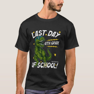 T-shirt Dernier jour de l'école Autographe 6e année de dip