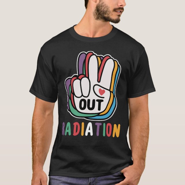T-shirt Dernier Jour De Radiation Cancer Guerrier (Devant)