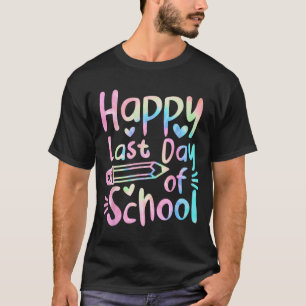 T-shirt Dernier Jour D'École Étudiantes Femmes Drôle Été B