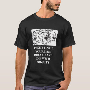 T-shirt Dernier Lions blancs