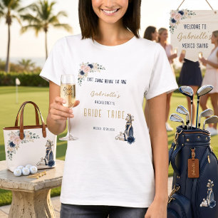 T-shirt Dernier Swing avant la Bague Golf Bachelorette Mar