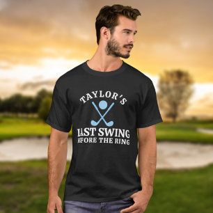 T-shirt Dernier Swing Avant Le Bachelor De Golf Ring