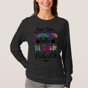 T-shirt Dernière journée de l'école Bye Bye Kindergarten B