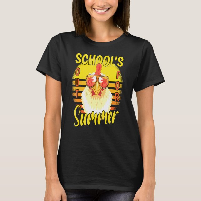 T-shirt Dernière Journée D'Écoles Pour Les Vacances D'Été  (Devant)