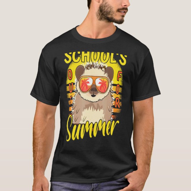 T-shirt Dernière Journée D'Écoles Pour Les Vacances D'Été  (Devant)