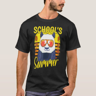 T-shirt Dernière Journée D'Écoles Sorties Pour Les Vacance