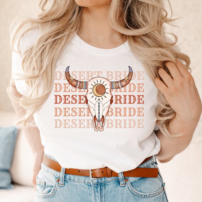 T-shirt Dernière mariée de Rodéo Cowgirl du désert (Créateur téléchargé)