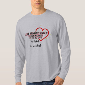 T-SHIRT DERNIÈRE MINUTE CÉLIBATAIRE