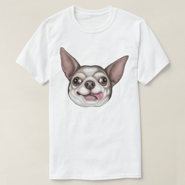 T-shirt Derpy Chihuahua (Design devant)