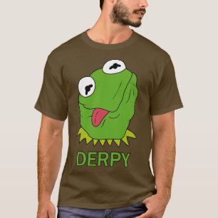 T-shirt Derpy Kermit La Grenouille