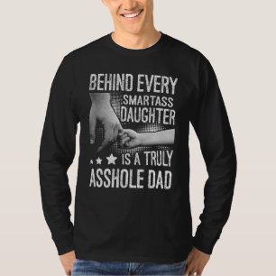 T-shirt Derrière chaque Fête des pères de fille intelli