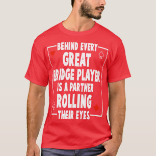T-shirt Derrière Chaque Grand Joueur De Pont Est Un Parcou