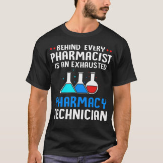T-shirt Derrière chaque pharmacien se cache un pharmacien