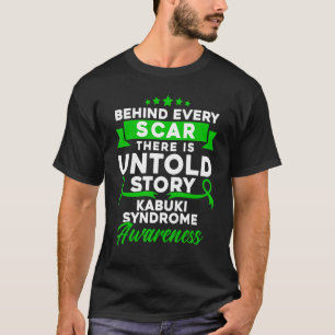T-shirt Derrière chaque Scar Kabuki Syndrome Sensibilisati