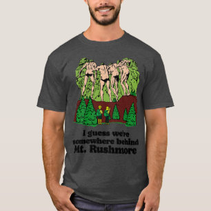 T-shirt Derrière Mt Rushmore