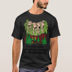 T-shirt Derrière Mt Rushmore