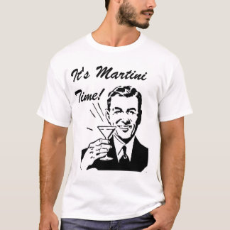 T-shirt Des acclamations il est temps de Martini !