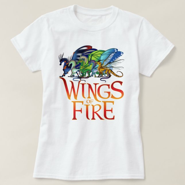 T-shirt Des ailes de feu rétro toute la reine de Pyrrrhia (Design devant)