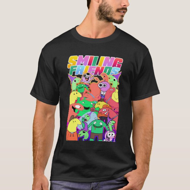 T-SHIRT DES AMIS SOURIANTES RIOT (Devant)