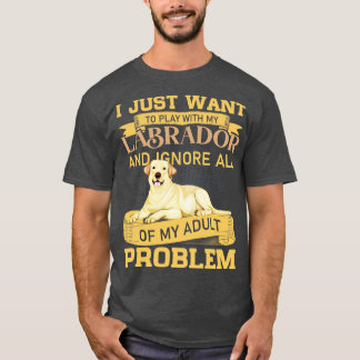 T-shirt Des Amoureux de les chiens Jouent Avec Ma Citation