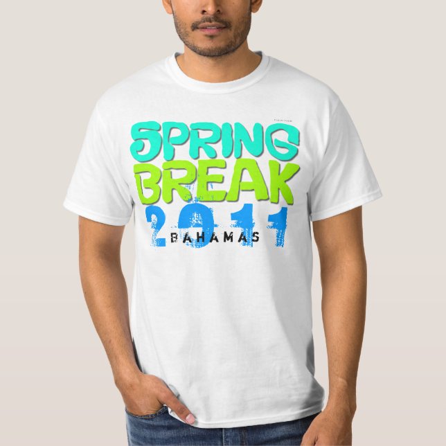 T-shirt des Bahamas de la coupure de ressort 2011 (Devant)