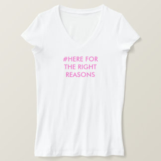 T-shirt des bonnes raisons