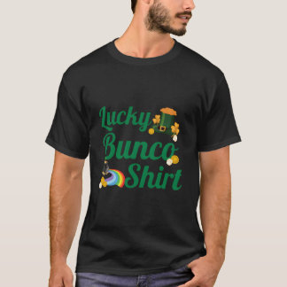T-shirt Dés Bunco de la Saint-Patrick Bunco Chanceux