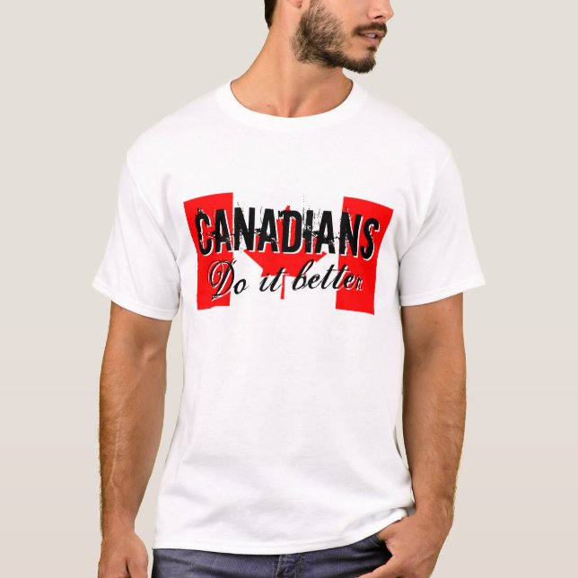 T-shirt Des Canadiens il améliorent des tee - shirts (Devant)