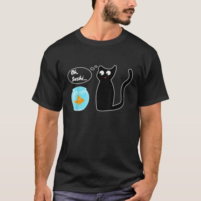 T-shirt Des Cas De Snaccident Drôle Se Produisent Oh Sushi (Devant)