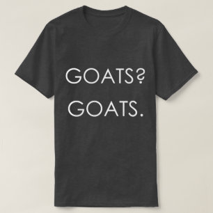 T-shirt DES CHÈQUES ? DES CHÈVRES. par TotallyGoatally™