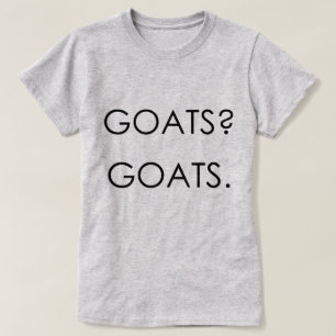 T-shirt DES CHÈQUES ? DES CHÈVRES. par TotallyGoatally™