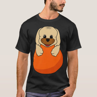 T-shirt Des chiots de chien entourent un ballon