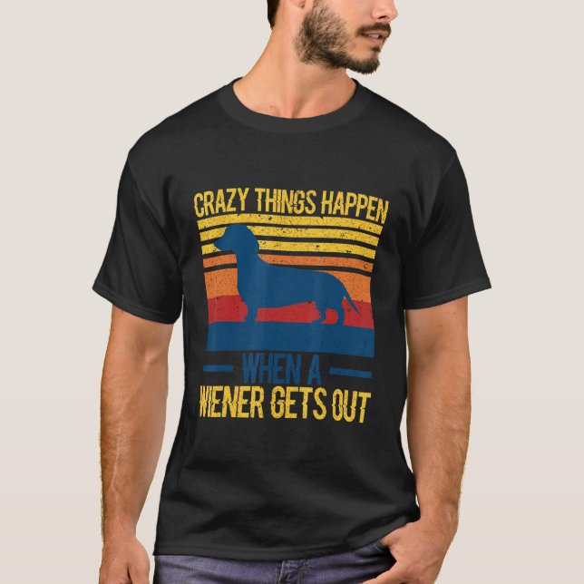 T-shirt Des choses folles se produisent quand un éplucheur (Devant)