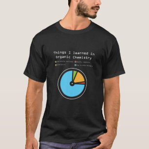 T-shirt Des Choses Que J'Ai Apprises En Chimie Biologique 