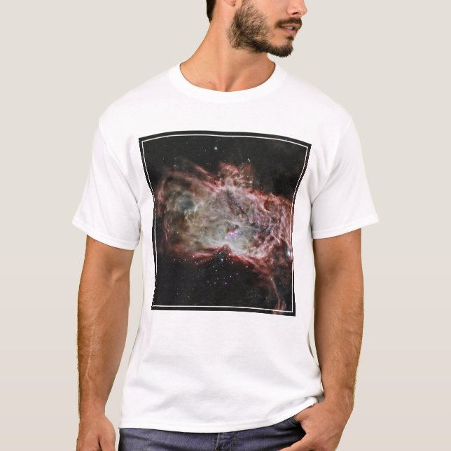 T-shirt Des Clusters Étoiles Au Centre De La Nebula De Fla (Devant)