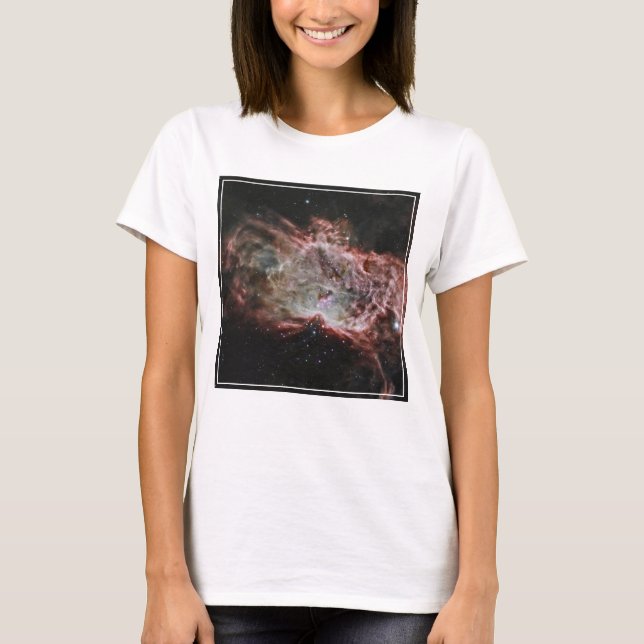T-shirt Des Clusters Étoiles Au Centre De La Nebula De Fla (Devant)