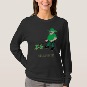 T-shirt Des Dads Contre L'Application De La Pelouse D'Aigu