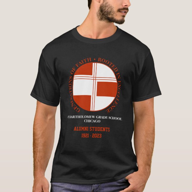 T-shirt des élèves de l'école secondaire St-Bartho (Devant)