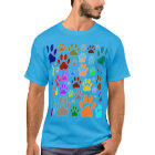 Des Empreintes de pattes de chiens partout